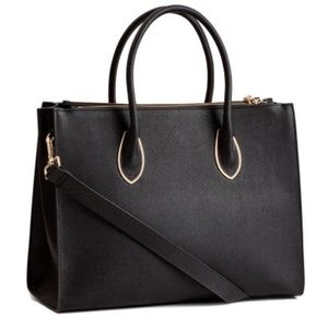 Large black H&M shoulder bag